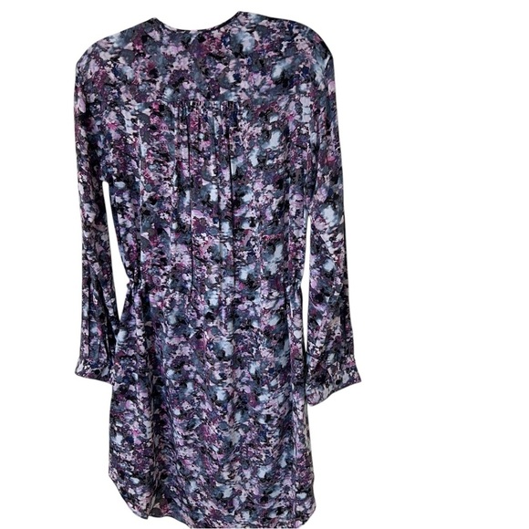 Rebecca Taylor - “Tapestry Collection ” Floral, Silk Mini Dress - Size 0, Purple - Picture 12 of 16